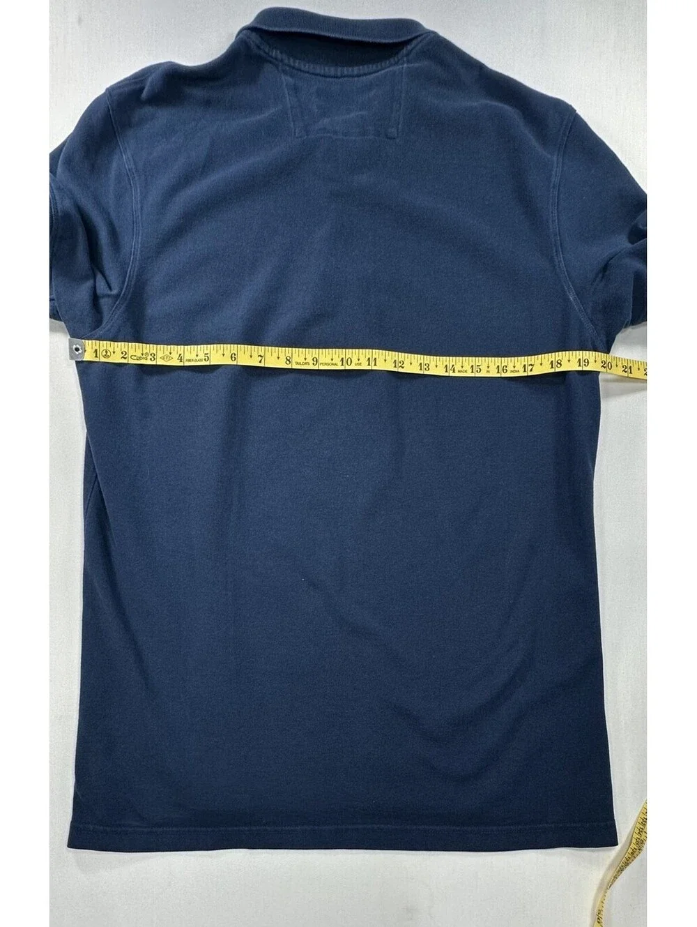Banana Republic 1/4 Button Standard Polo Shirt Blue Men L